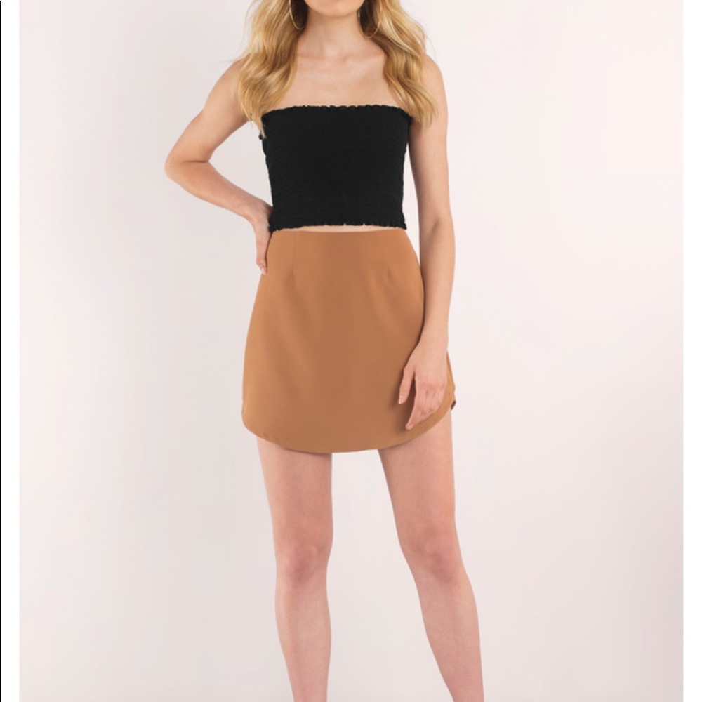 BRAND NEW Tobi camel skirt